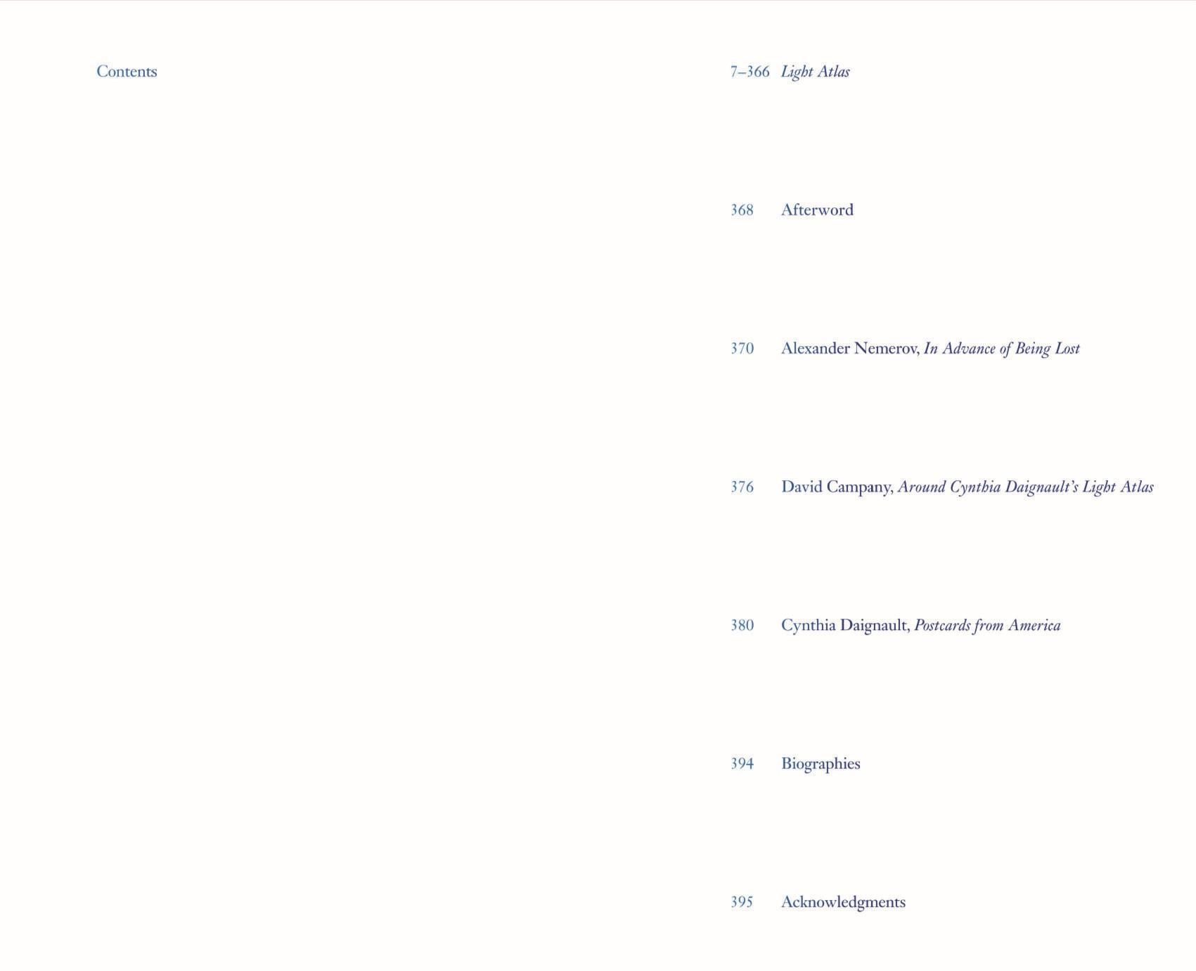 Cynthia Daignault: Light Atlas