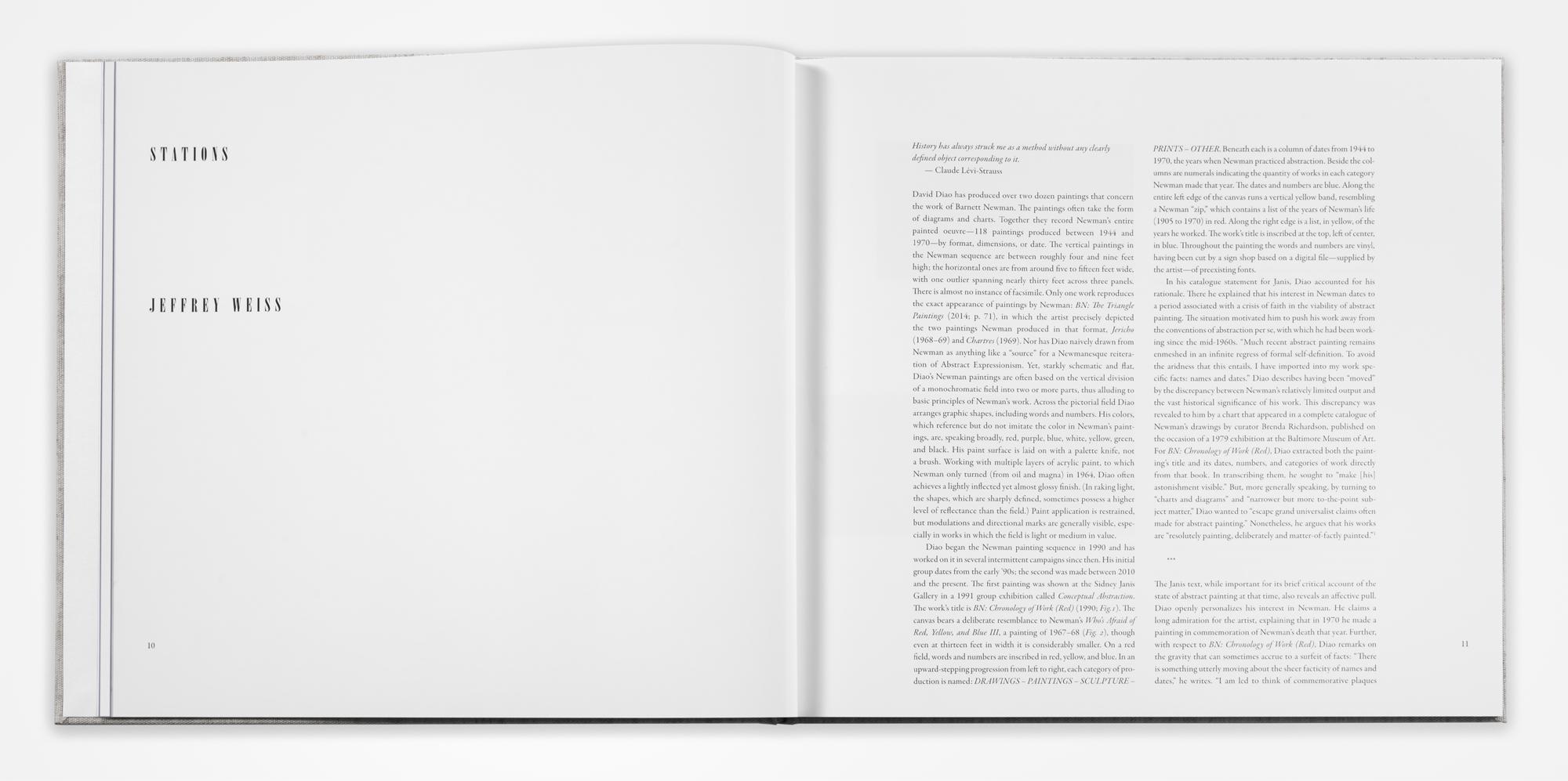 David Diao: On Barnett Newman, 1991–2023